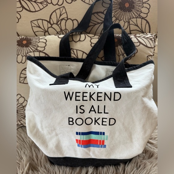 Indigo Handbags - Indigo Canvas Book Bag